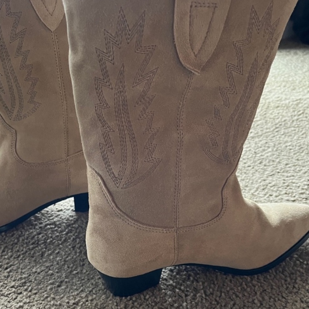 Isabel Marant suede Duerto leather western Boots US9 EUE41 - Picture 9 of 10